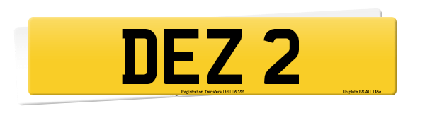 Registration number DEZ 2